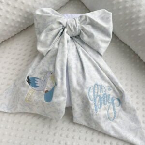 swaddle bow toile