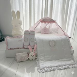 embroidery bunny floral