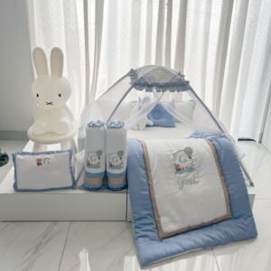 embroidery bear grey