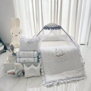 embroidery bear aeroplane