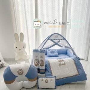 royal frame blue embroidery