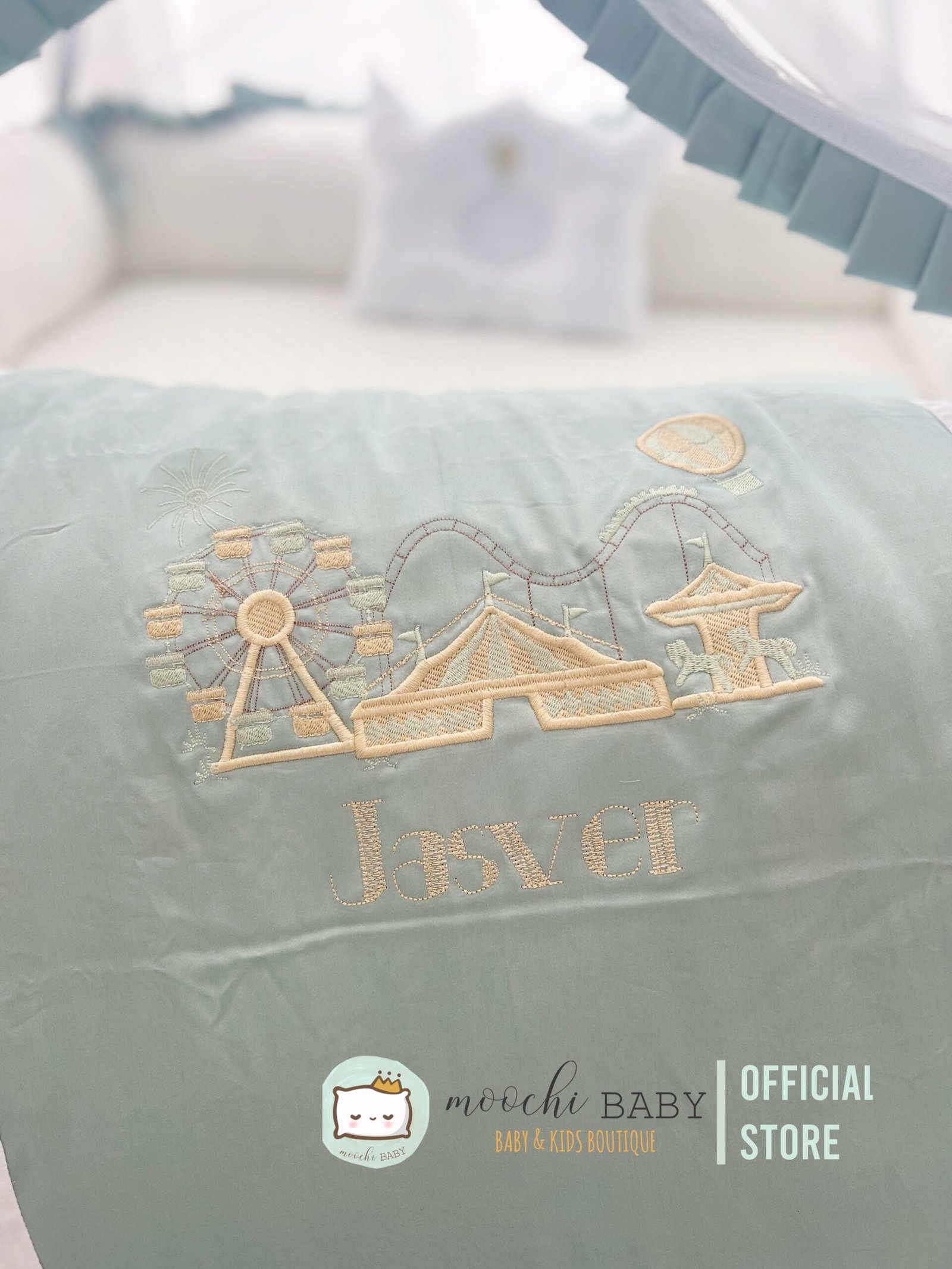 carnaval mint embroidery carnaval mint embroidery