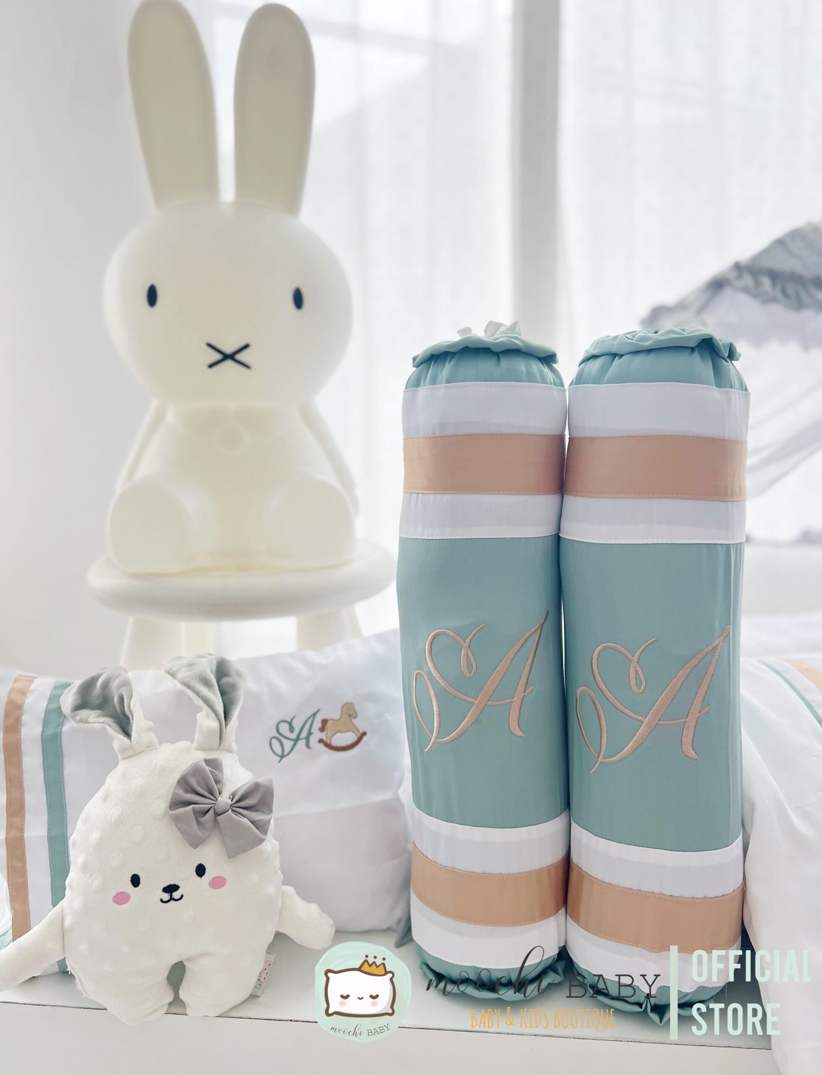 teddy & friends mint embroidery teddy & friends mint embroidery