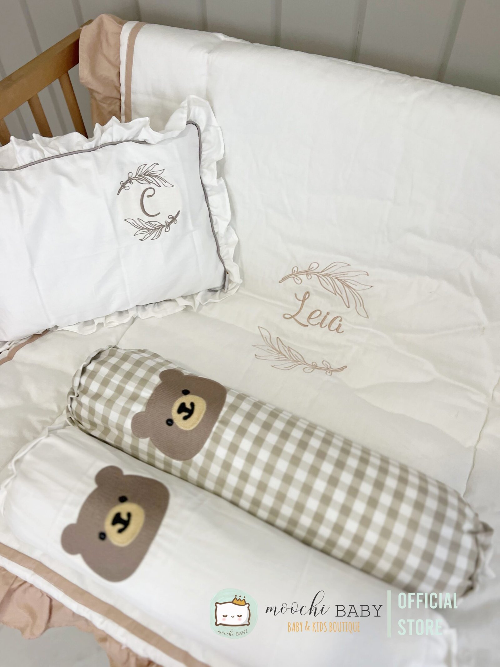 gingham bear embroidery gingham bear embroidery